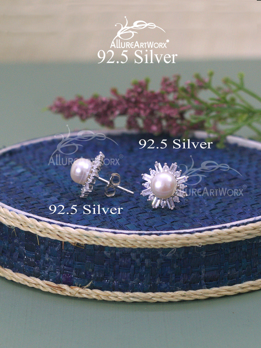 Flora Silver Earrings
